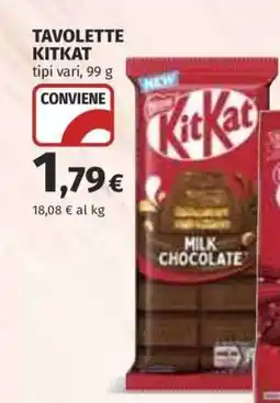 Coop TAVOLETTE KITKAT offerta