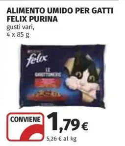Coop ALIMENTO UMIDO PER GATTI FELIX PURINA offerta