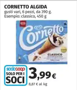 Coop Cornetto Algida offerta