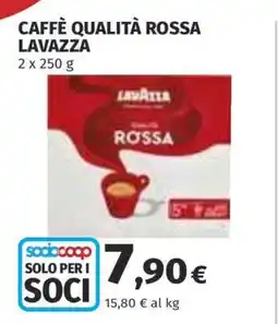 Coop CAFFÈ QUALITÀ ROSSA LAVAZZA offerta