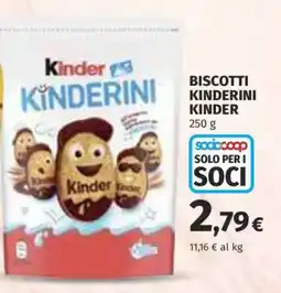 Coop Biscotti Kinderini Kinder offerta