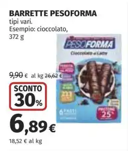 Coop Barrette Pesoforma offerta