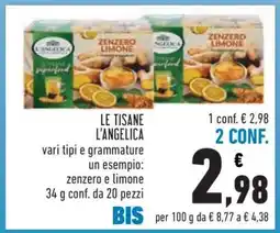 Conad LE TISANE L'ANGELICA offerta