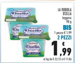 Conad LA ROBIOLA OSELLA leggera offerta