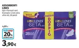 Coop Assorbenti lines offerta