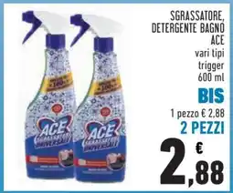 Conad ACE Sgrassatore, Detergente Bagno offerta
