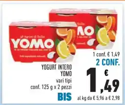 Conad Yogurt Intero Yomo offerta