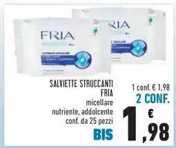 Conad Salviette Struccanti Fria offerta