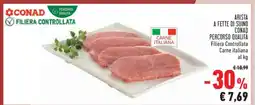Conad Arista a fette di suino Conad Percorso Qualità offerta