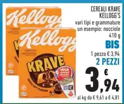 Conad Cereali Krave Kellogg's offerta