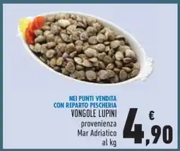 Conad Vongole Lupini offerta