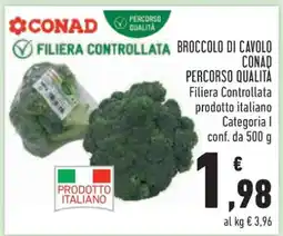 Conad Broccolo di Cavolo Conad Percorso Qualità offerta