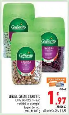 Conad LEGUMI, CEREALI COLFIORITO offerta
