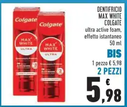 Conad Dentifricio Max White Colgate offerta