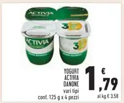 Conad YOGURT ACTIVIA DANONE offerta