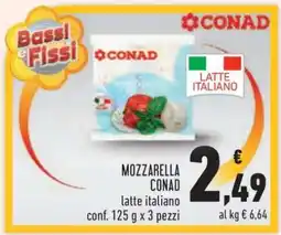 Conad Mozzarella CONAD offerta