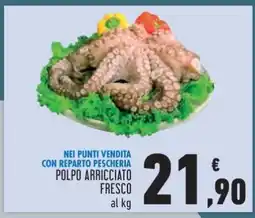 Conad Polpo Arricciato Fresco offerta