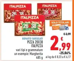 Conad PIZZA 26X38 ITALPIZZA offerta