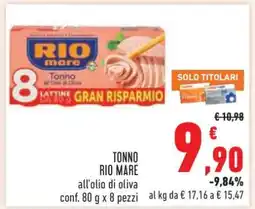 Conad TONNO RIO MARE offerta