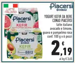 Conad Yogurt Kefir da Bere Conad Piacersi offerta
