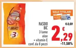 Conad RASOIO BIC offerta
