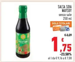 Conad SALSA SOIA MAYSOY offerta