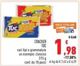 Conad CRACKER TUC offerta