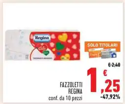 Conad FAZZOLETTI REGINA offerta