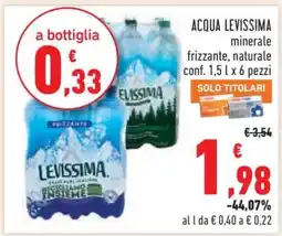 Conad ACQUA LEVISSIMA offerta