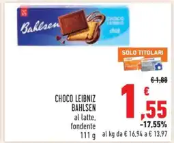 Conad Choco Leibniz Bahlsen offerta
