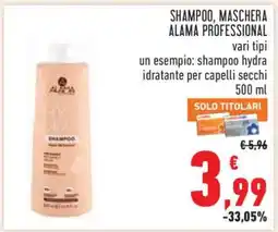 Conad SHAMPOO, MASCHERA ALAMA PROFESSIONAL offerta