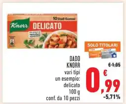 Conad DADO KNORR offerta