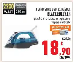 Conad FERRO STIRO B&D BXIR2200E offerta
