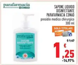 Conad Sapone Liquido Disinfettante Parafarmacia Conad offerta