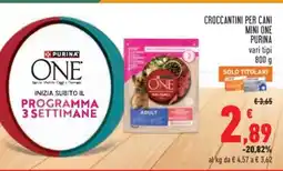 Conad CROCCANTINI PER CANI MINI ONE PURINA offerta