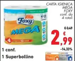 Conad FOXY MEGA offerta