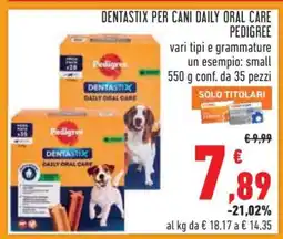 Conad DENTASTIX PER CANI DAILY ORAL CARE offerta