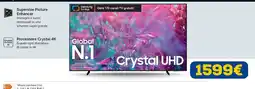 Euronics Samsung Crystal UHD offerta