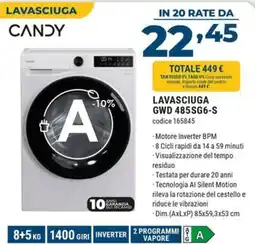 Sinergy Lavasciuga Candy offerta