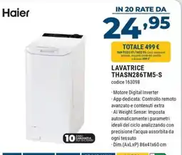 Sinergy Lavatrice Haier offerta