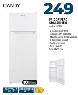Sinergy Candy frigorifero offerta