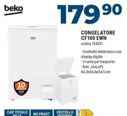 Sinergy Congelatore Beko CF100 EWN offerta