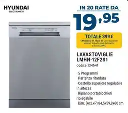 Sinergy Lavastoviglie Hyundai offerta