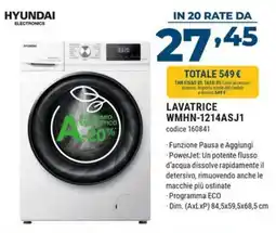 Sinergy Lavatrice Hyundai offerta