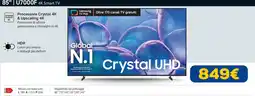 Euronics Samsung 85" U7000F 4K Smart TV offerta