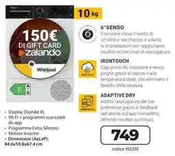 Sinergy Lavatrice Whirlpool offerta