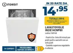 Sinergy Lavastoviglie Indesit offerta