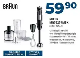 Sinergy Braun mixer offerta