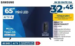 Sinergy Samsung 65" Mini LED offerta