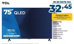 Sinergy TCL 75" QLED offerta